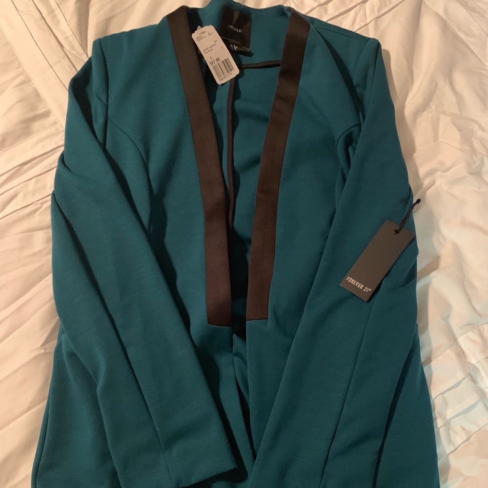 Ladies Teal Blazer
